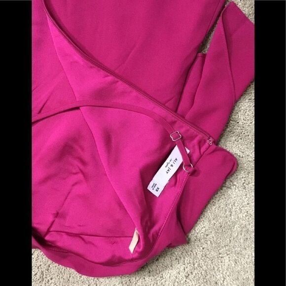 Ali & jay fushia flounce dress. NWT - Picture 6 of 8